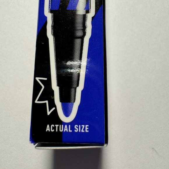 NYX Pinstripe Duo Liner Purple Chrome & Black Beetlejuice Liquid Eyeliner Makeup - Picture 5 of 9